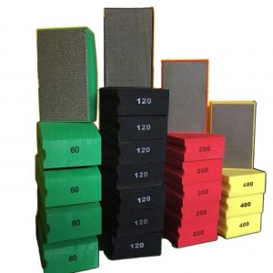 Diamant-Handschleifer Diamantschleifschwämme Handpads