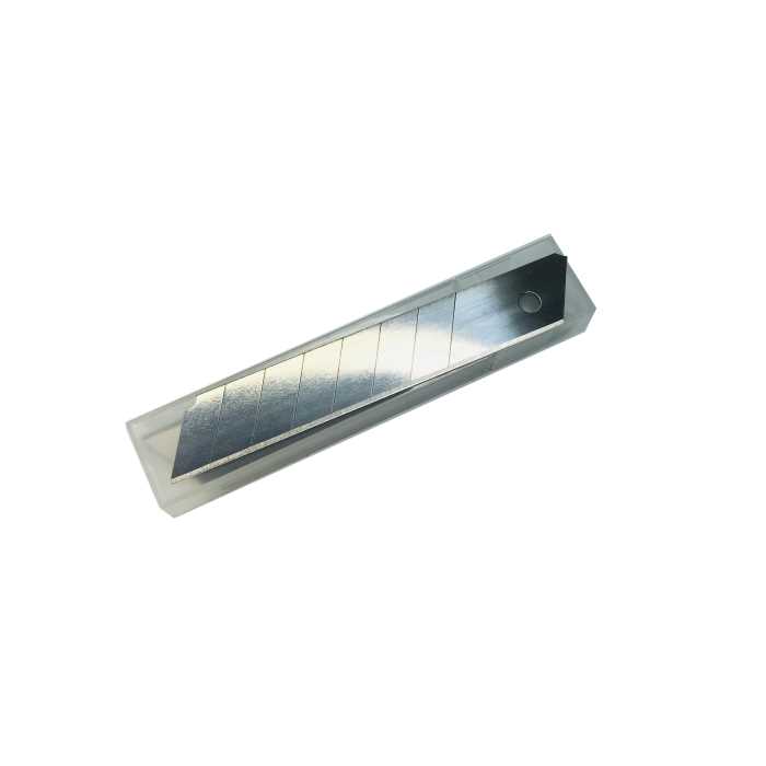 18mm Universalmesser Klingen 7 segmente 10-er Pack 0.5mm Chromlegierung