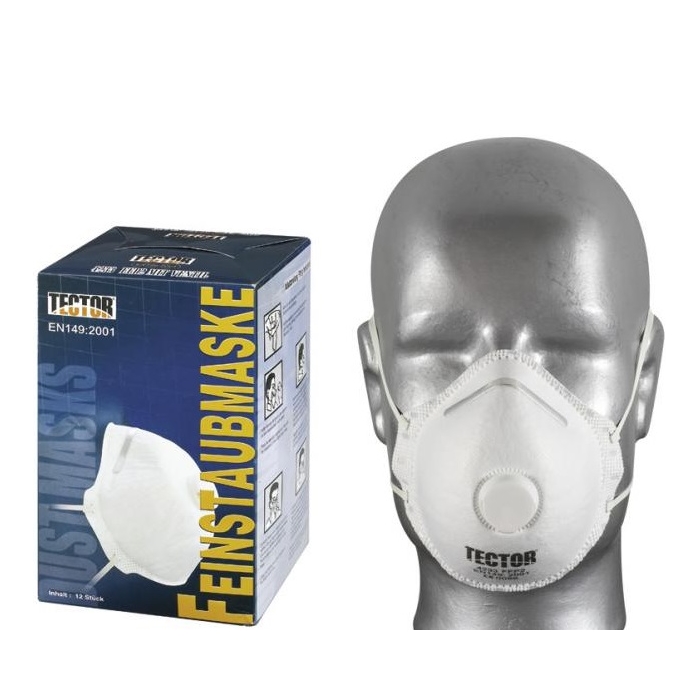 Klassik-Feinstaubmaske FFP2 mit Ausatemventil – 12 Stk pack