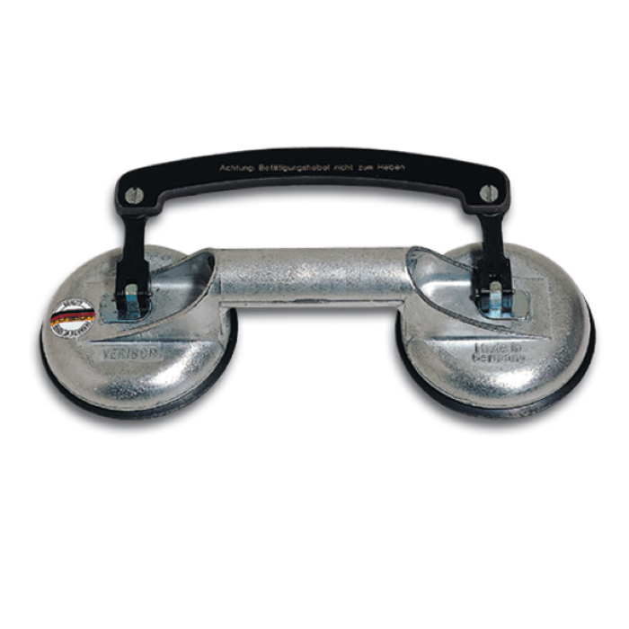 Glassauger mit 2 Platten für einhandbedienung aus Aluminium 60kg