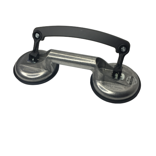 Glassauger mit 2 Platten für einhandbedienung aus Aluminium 60kg – Bild 2