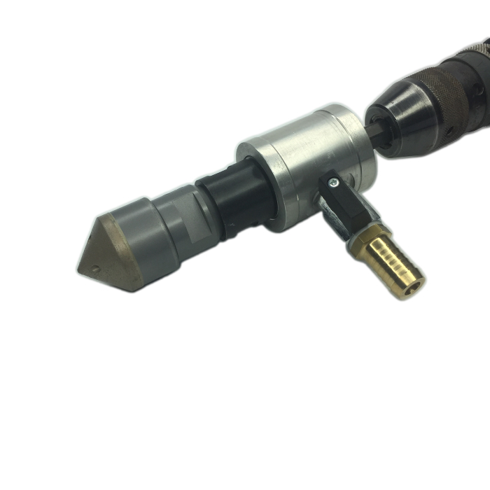 1/2" Anschluss Bohreradapter mit Kühlwasserzufuhr