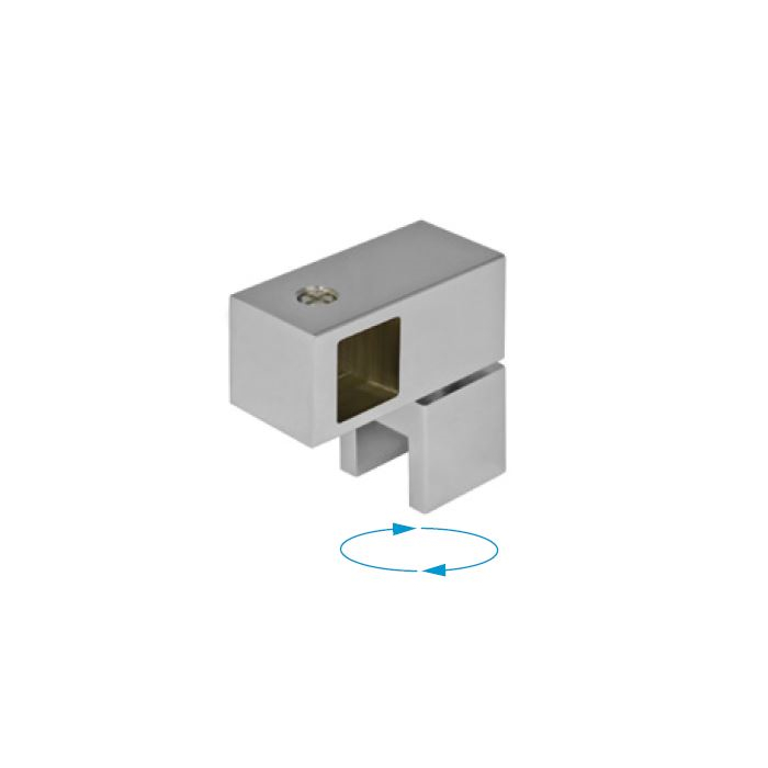Parallelverbinder für 15x15 Stabilisationsstange mit drehbarem Glasanschluss
