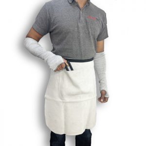 Leder Schürze