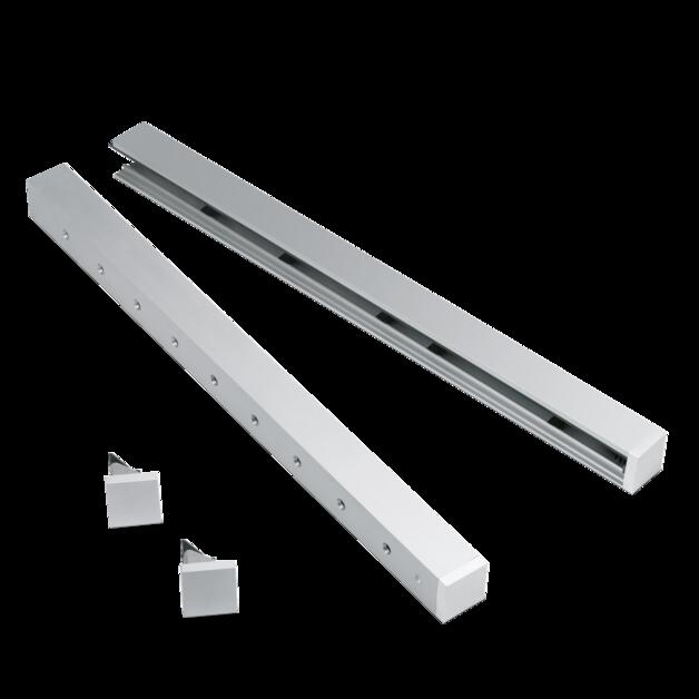 Set Französischer Balkonsystem SIDE 1000mm Natur Eloxiert – Bild 3