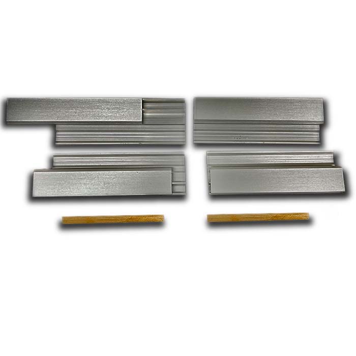 Mirror clips 35x100mm set
