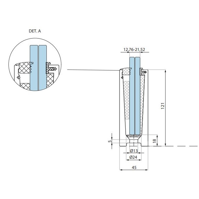 3m Set Econ U- Aluminium Glasgeländer Profile 121x45 für Ganzglasgeländer %Aktion% – Bild 3