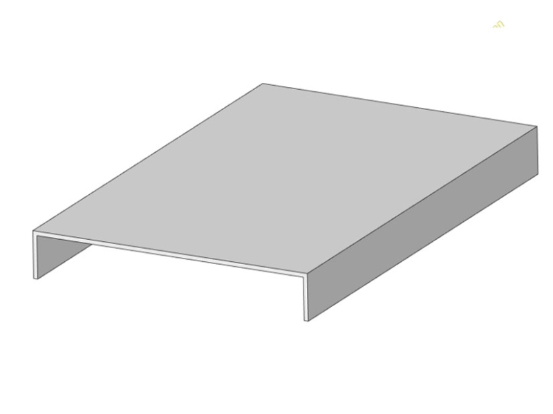 Profilverbinder für Deckprofile passend zum Dachverglasungssystem P60, P80, P100