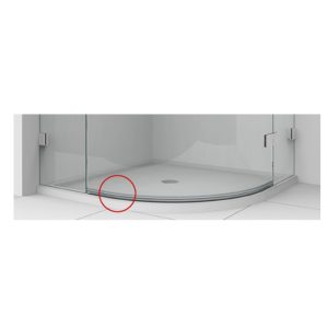 Gebogeneduschtürdichtung für 6/8mm Glas