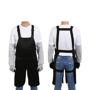 Schnittfeste geteilte Schürze für Beinfreiheit