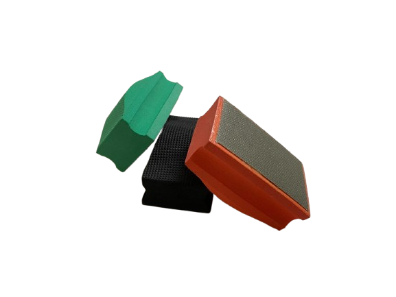 Diamant-Handschleifer - Gebuckelt
